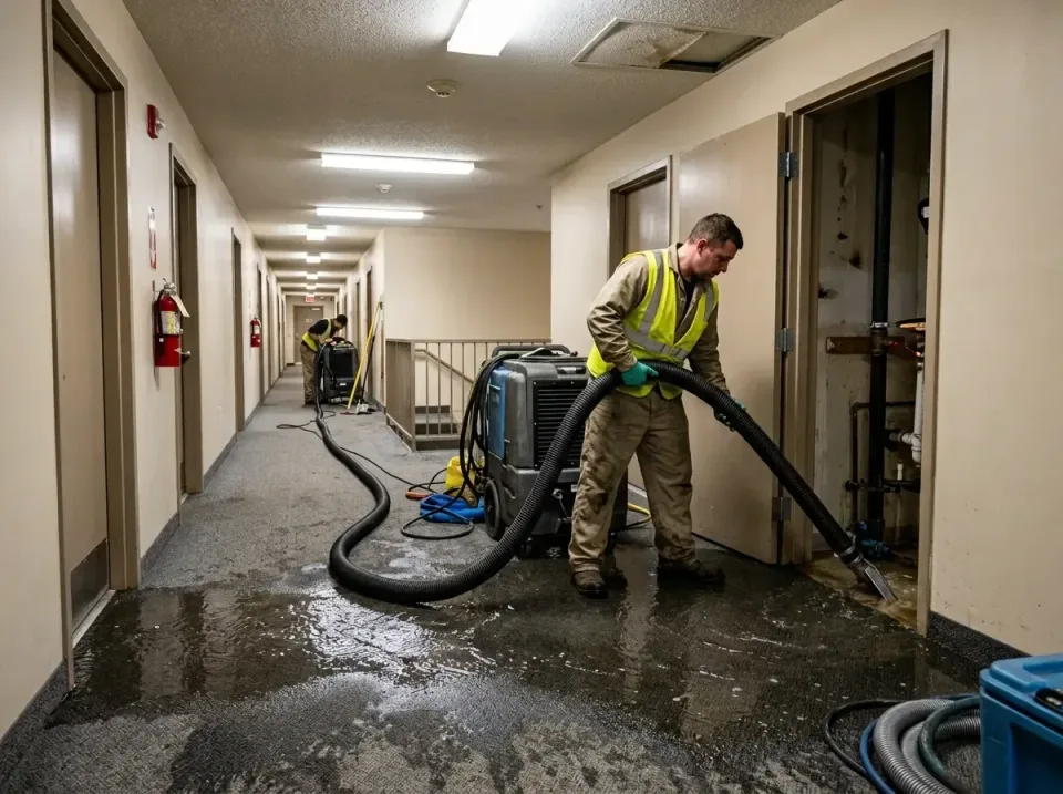 multi-unit-apartment-hallway-f-005 — frequently asked questions, Emergency Burst Pipe Water Extraction & Removal in Ball Pon…